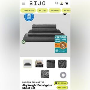 Sijo Eucalyptus Sheet Set